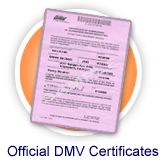 California DMV Completion Certificates